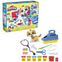 ハズブロ(HASBRO) プレイ・ドー ねんどでいぬのおいしゃさん、こいぬ、キャリーケース、10種類の道具、小麦粘土 こむぎねんど5個付き、対象年齢3才以上 F...