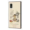 イングレム AQUOS wish2 /AQUOS wish ケース 耐衝撃 カバー KAKU トムとジェリー 授業