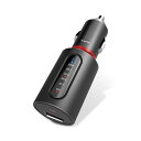 エレコム FMトランスミッター/スマートフォン/Bluetooth/USBポート付/2.4A/ブラック(2)