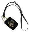 エックスガール 三つ折り財布 ROSE AND CROWN COIN CARD CASE BLACK