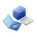 エレコム ブルーレイケース 標準サイズ 1枚収納 10個セット クリアブルー CCD-BLU110CBU
