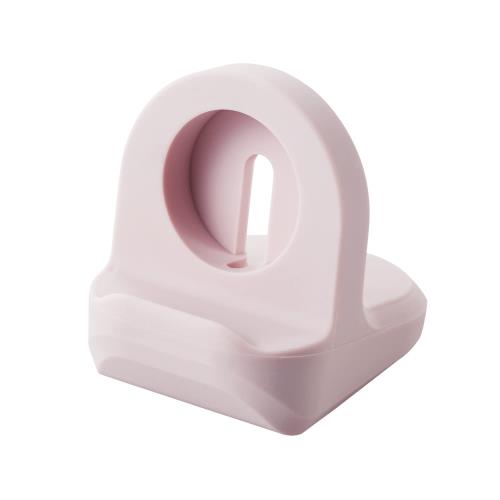 エレコム Apple Watch 充電スタンド シリコン製 横置きタイプ 小型 コンパクト ケーブル装着可 Series Ultra 8 7 6 SE 5 4 3 2 1 / 49mm 45mm 44mm 42mm 41mm 40mm 38mm対応 ピンク AW-DSCHSPN