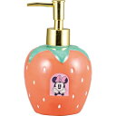 サンアート ディズニー ミニーマウス ソープディスペンサー いちご柄 シャンプー ミニー グッズ 雑貨 バス用品 サニタリー インテリア SAN4007