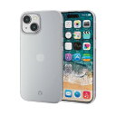 エレコム iPhone15 ケース ソフト スリム 薄型 1mm ストラップホール付き クリア PM-A23AUCTCR