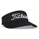 タイトリスト(TITLEIST) バイザー ウィメンズ サンドロップバイザー レディース ブラック/ホワイト