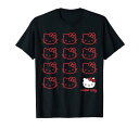 ハローキティ USデザイン カオ Tシャツ
