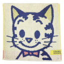 丸眞 ミニタオル OSAMU GOODS カラフル_キャット ハンドタオル オーガニックコットン 綿100 キャラクター 抗菌 防臭 プレゼント ギフト 誕生日 0815002000