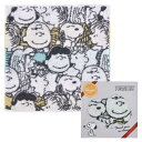 nishikawa 【 西川 】スヌーピー プチギフト ハンカチタオル 25X25cm 洗える 綿100 集合柄 PN3622TW アイボリー XT83606614