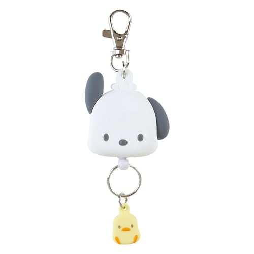 サンリオ(SANRIO) フェイス形リールキーホルダー ポチャッコ キーマスコット ぽちゃこ pochacco 13.5×4.5×1.8cm キャラクター 168882