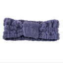 nishikawa 【 西川 】ムースパフ ヘアバンド パイル地 9X24cm 洗える 綿100 洗うたびふっくら しっかり吸水 ふんわりやわらか 洗顔 メイク サウナやエステにも 日本製 今治製 今治タオル ラベンダー TT93253010