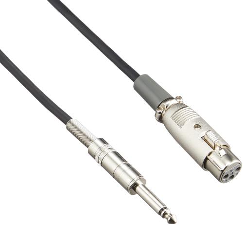 マイクコード3m （6.3モノラルプラグ-3ピンメス）