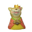 丸和貿易 置物 柴犬 お雛様 W4.2×D3.2×H3.3cm おひなさまノーティー 4008381-01