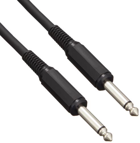 6.3Φモノラルプラグ両端付コード5M