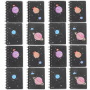 Toyvian メモ帳 ポケットサイズ A7 メモ帳 ミニ ポケットノートブック 宇宙 ミニ ノート メモ帳 可愛い ジャーナルノート ミニサイズ ジャーナル 用 学生 教師 プレゼント 入学 卒業式 記念品 16枚