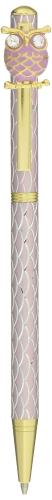 ロイヤルアーデン ボールペン スワロフスキー付き ピンク フクロウ 65256