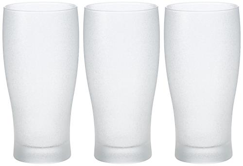 アデリア(ADERIA) きらめく ビールグラス 365ml 3個セット 日本製 結婚 父の日 母の