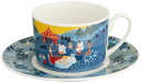 山加商店 MOOMIN (ムーミン) 「 ルオント 」 コーヒーカップ&ソーサー パーティ 電子レンジ可 ムーミン グッズ 北欧 母の日 プレゼント 食器 ギフト 結婚祝い 日本製 MM3203-28