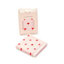 ジルスチュアート JILLSTUART プチクール タオルハンカチ ギフト ふわふわ かわいい ハート コットン ホワイト 58-3209080 約25×25cm