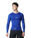 アンダーアーマー UA HG ARMOUR COMP LS CREW PK Mens メンズ 400 日本 MD (日本サイズM相当)