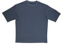 おたふく手袋 夏用Tシャツ フーバー オーバーサイズ 5分袖 外側コットン 肌面側冷感ポリエステル ポケット付 FB-700 アッシュブルー 3Lサイズ