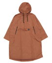 S'more(スモア) PULLOVER LONG RAIN COAT プルオーバーロングレインコート アウトドアウェア smoAraicoa (ブラウン)