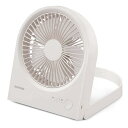 【節電対策】 アイリスオーヤマ 扇風機 卓上 ボックスタイプ 充電式 TFB-01-W ホワイト