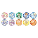 マーメイドメロディーぴちぴちピッチ 01 お祝いver. グラフアートイラスト ホログラム缶バッジ 65mm 10個入りBOX