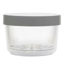 三好製作所 ランチボックス 保冷剤一体型 ラウンド グレー GEL-COOL 0101-0175