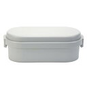 三好製作所 GEL-COOL ランチボックス 保冷剤一体型 ドームM オイスターグレー 0101-0167
