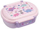スケーター(Skater) 子供用 お弁当箱 1段 360ml 中子付き(おかず容器)ふわっと盛れるドーム型 キッズランチ 抗菌加工 日本製 ハッピー&スマイル レインボー 恐竜 QAF2BAAG-A
