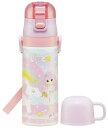スケーター(Skater) 子供用 ステンレス 水筒 2way 直飲み 470ml コップ飲み 430ml リカちゃん 子供に優しい軽量タイプ 女の子 保温・保...
