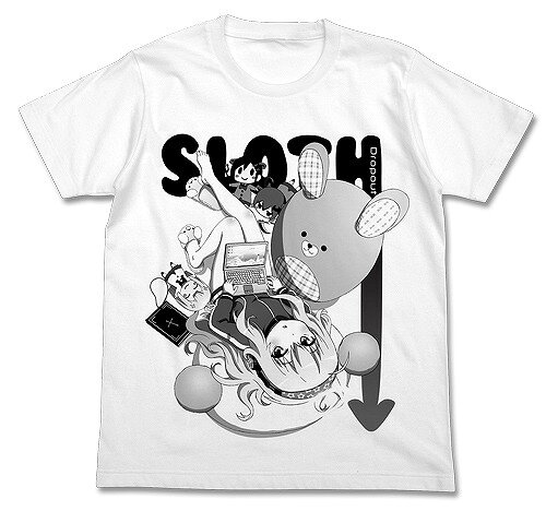 駄天使ガヴリールTシャツ[ガヴリールドロップアウト] サイズ：XL カラー：WHITE