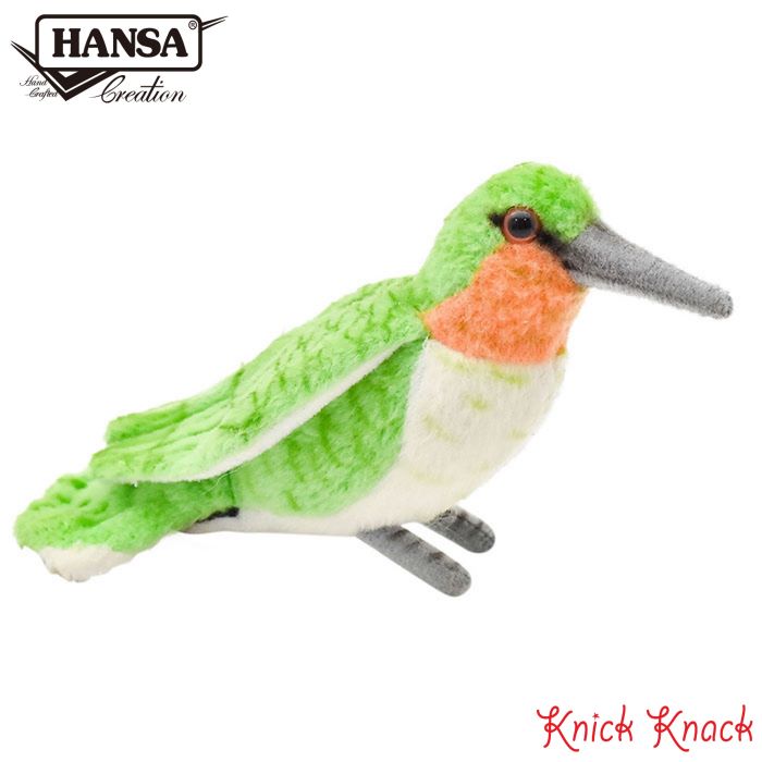 HANSA ハチドリ BH5520　ハンサ リアル 動物 ぬいぐるみ グッズ 雑貨 置物 オブジェ インテリア 蜂鳥 とり 鳥