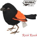 HANSA セアカオーストラリアムシクイ BH8411 ※足の爪が尖っておりますのでご注意下さい。 ハンサ リアル 動物 ぬいぐるみ 鳥 とり