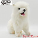 【送料無料】HANSA サモエド 仔 BH5267 ハンサ リアル 動物 ぬいぐるみ いぬ 犬