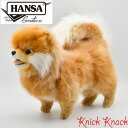 【送料無料】HANSA ポメラニアン BH7018 ハンサ リアル 動物 ぬいぐるみ いぬ 犬