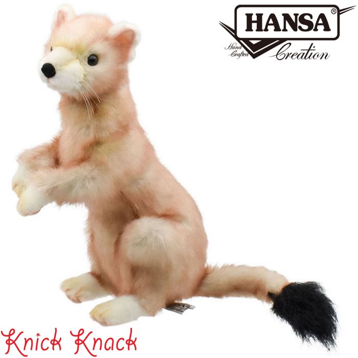 ニホンイタチ ぬいぐるみ にほんいたち リアル かわいい 癒し HANSA ハンサ 5729 動物 置物 インテリア プレゼント クリスマス 誕生日 バレンタイン ホワイトデー 敬老の日のサムネイル