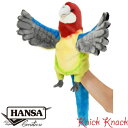 【送料無料】HANSA ナナクサインコ ハンドパペット BH7351 ハンサ リアル 動物 とり 鳥