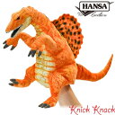 HANSA スピノサウルス オレンジ ハンドパペット BH7760 ハンサ リアル 動物 恐竜