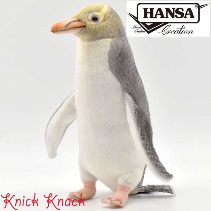 HANSA キンメペンギン BH7089　ハンサ リアル 動物 ぬいぐるみ かわいい グッズ 雑貨 置物 オブジェ インテリア