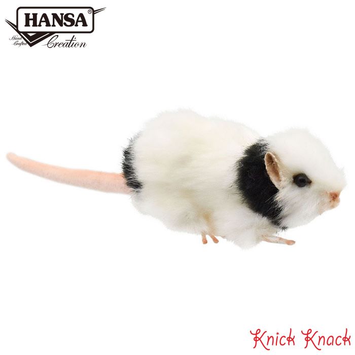 HANSA ハンサ パンダマウス ぬいぐるみ BH8139 ねずみ 鼠 リアル かわいい 動物