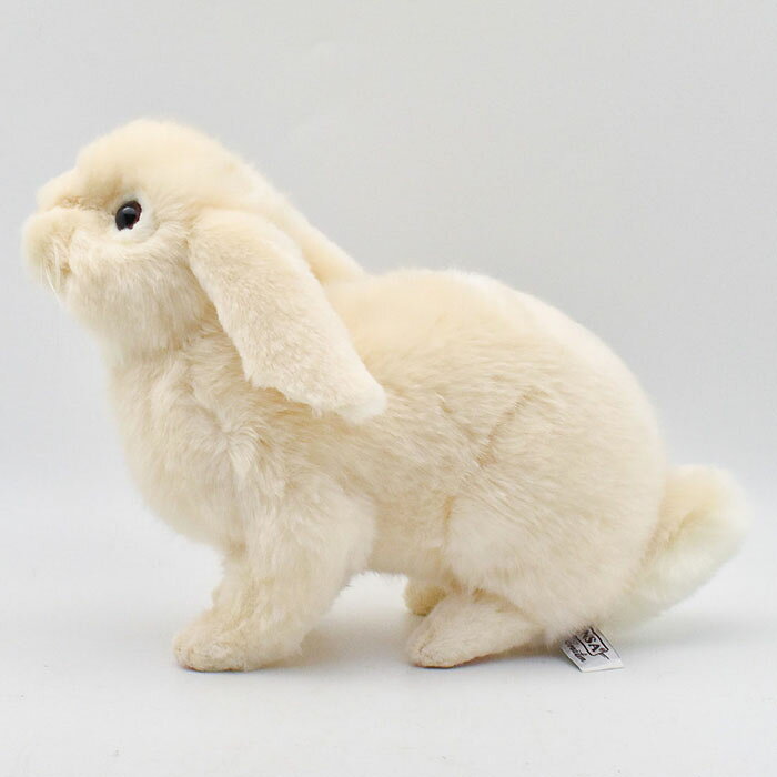 【送料無料】HANSA ホーランドロップ BH7024　マラソン限定10%OFF ハンサ リアル 動物 ぬいぐるみ かわいい グッズ 雑貨 置物 オブジェ インテリア ウサギ 兎の商品画像 3