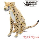 【送料無料】HANSA チーター BH7268 ハンサ リアル 動物 ぬいぐるみ