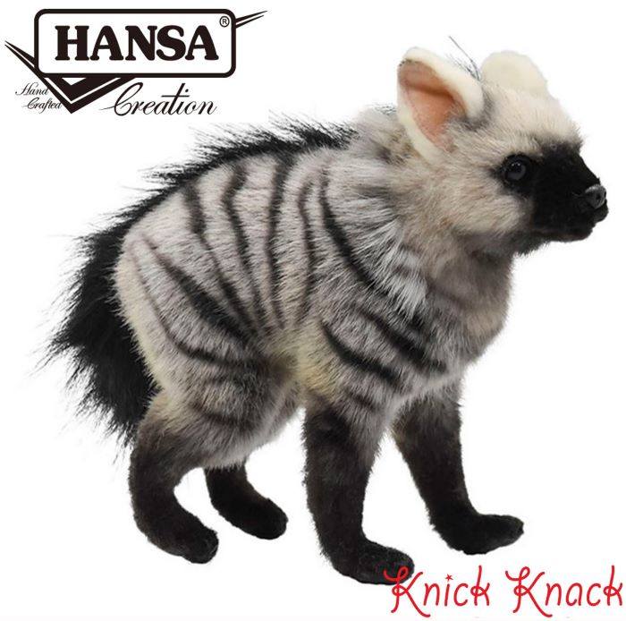 HANSA アードウルフ 仔 BH7840 ハンサ リアル 動物 ぬいぐるみ グッズ 雑貨 置物 オブジェ インテリア ハイエナ