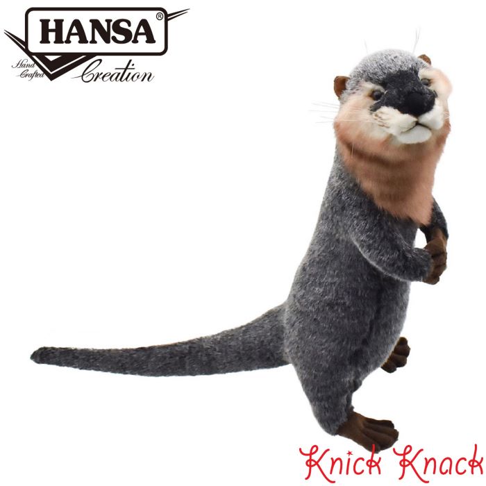 【送料無料】HANSA カワウソ BH3814　ハンサ リアル 動物 ぬいぐるみ 獺
