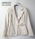 アルマーニ コレツィオー二【ARMANI COLLEZIONI 】サマーウールジャケット(VIRSIN WOOL) 38　イタリア製ランクA(中古)