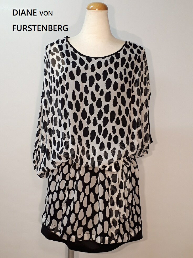 Diane Von Furstenberg(ダイアン フォン ファステンバーグ)チュニック サイズ0「ランクA」【中古】
