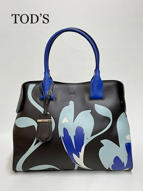 Rakuten - トッズ【TOD'S】木蓮/magnolia柄 ハンドバッグ　希少　MADE IN ITALYランクA　(中古)