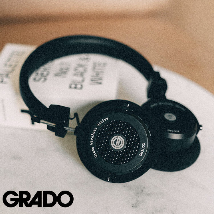 GRADO (グラド) GW100x オープン型ワイヤレスヘッドフォン Bluetooth 5.2 ヘッドフォン Xドライバー搭載 最大46時間再生