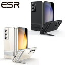 ESR Galaxy S23 / S23+ / S23 Ultra ケース メタルキックスタンドケース 3wayスタンドモード 米軍MIL規格の落下防止 ワイヤ...